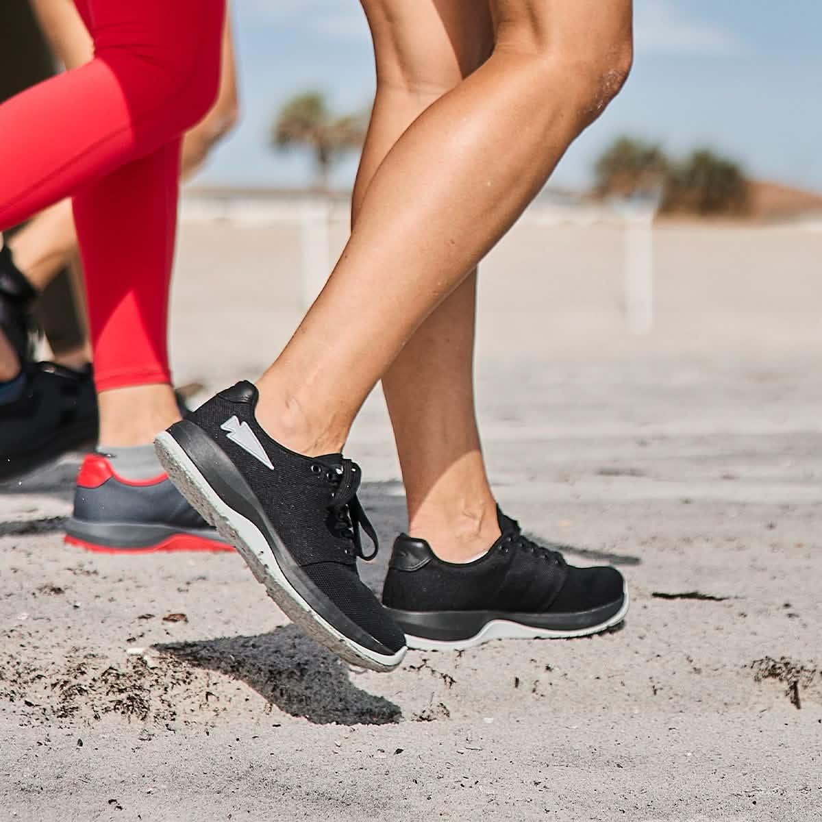 Women's Ballistic Trainers - Black + Glacier Grey - Image 3