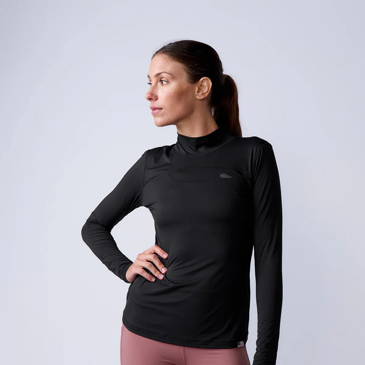 Women's Long Sleeve Mock Neck - ToughMesh
