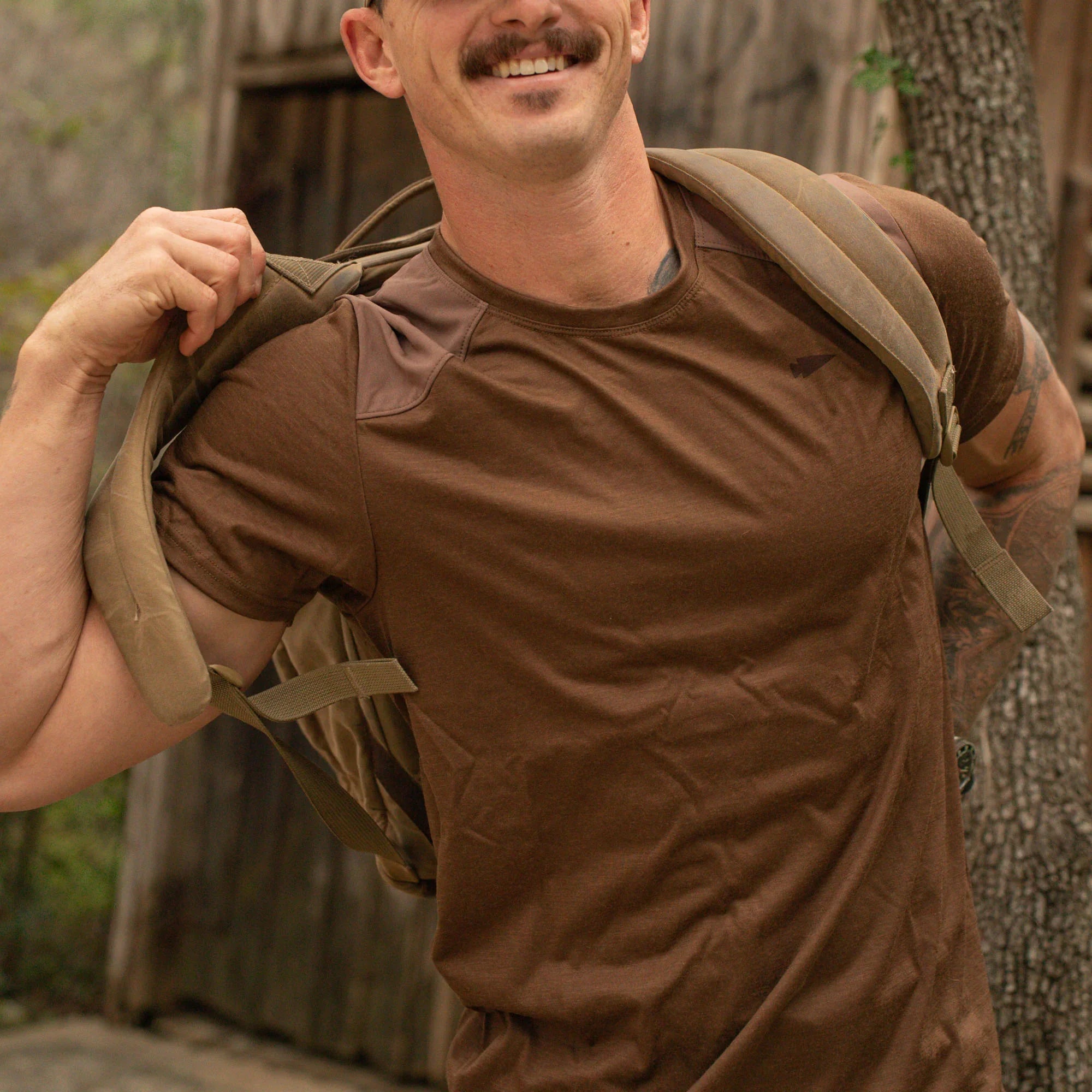 Men's Commando Tee - Merino Wool - Image 17