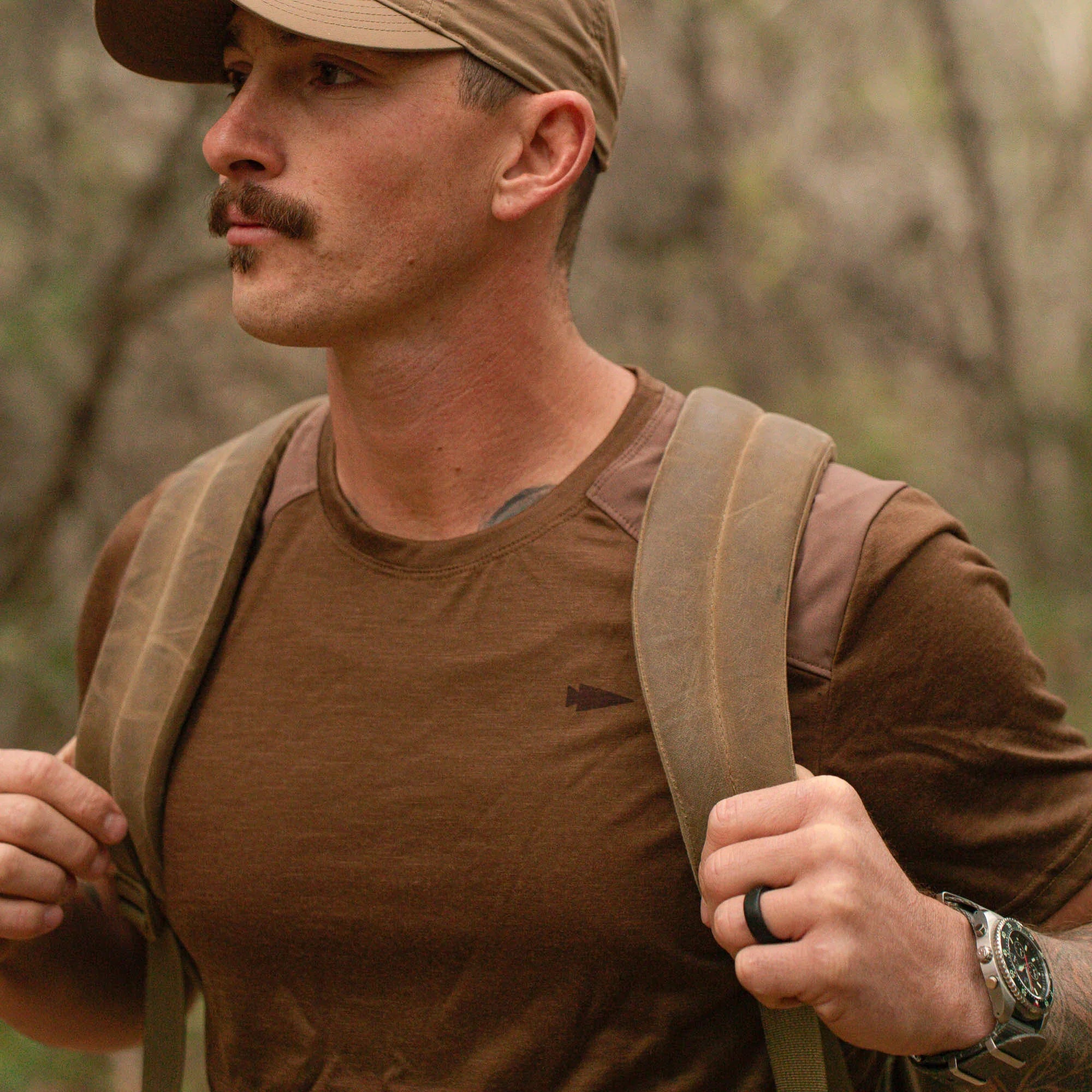 Men's Commando Tee - Merino Wool - Image 16