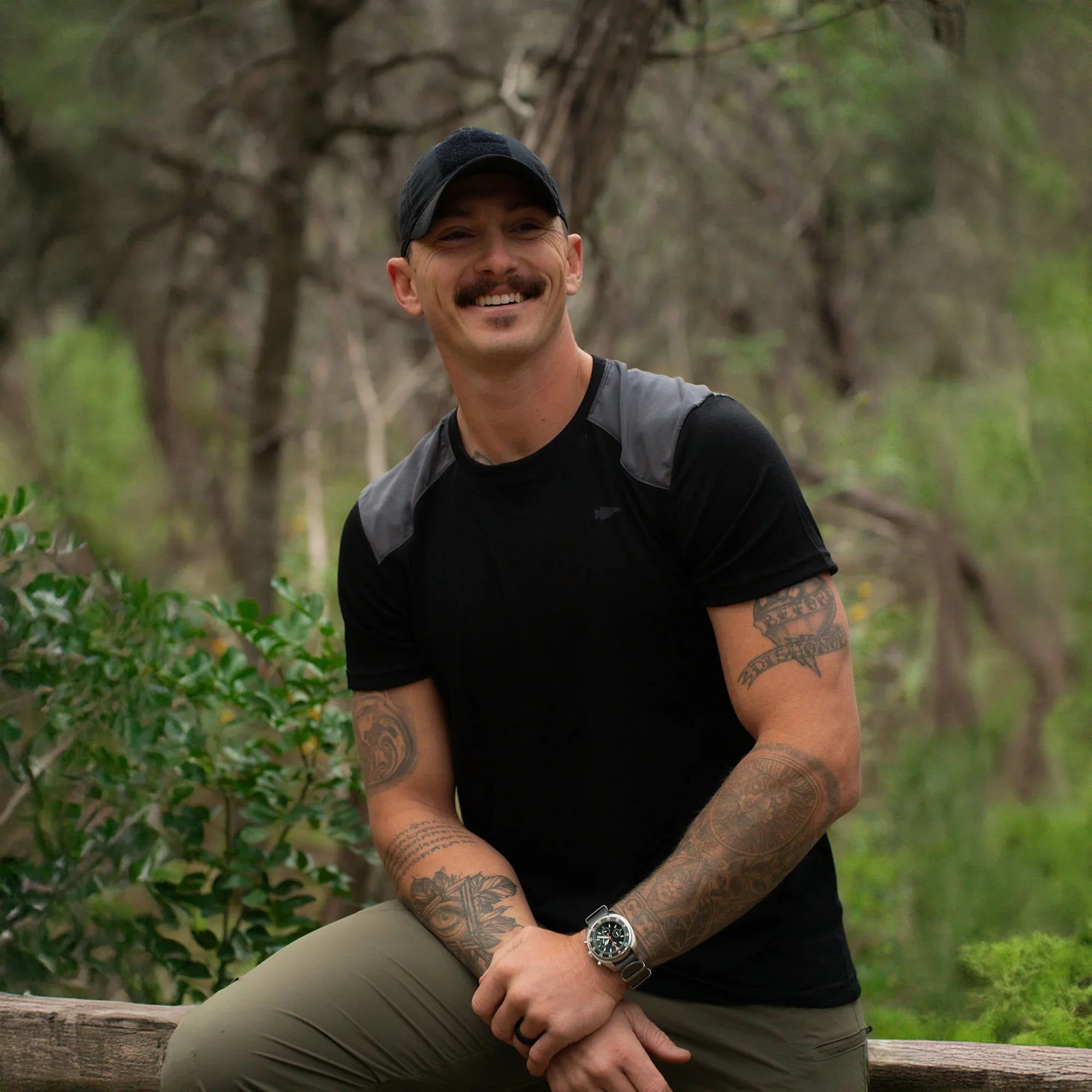 Men's Commando Tee - Merino Wool - Image 10